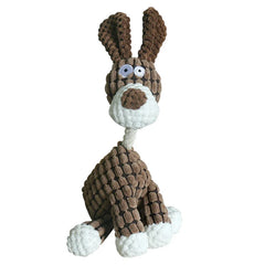 Fun Donkey-Shaped Dog Chew Toy – Soft, Squeaky & Durable for Puppies and Dogs 🐶