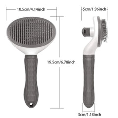 🐾 Self-Cleaning Pet Brush for Dogs & Cats – Easy Grooming, Less Shedding! 🐾
