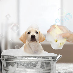 πΎ Silicone Dog Bath and Massage Brush in vibrant colors β Gentle Care for Your Beloved Dog or Cat