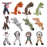 Dinosaur Plush Dog Squeaky Interactive Toys For Small Large Dogs Bite Resistant Chew Toy Pets Accessories 🦖