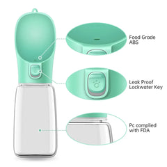 πΎπ§ Portable Dog Water Bottle and Food Container