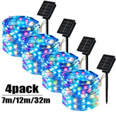 Outdoor Solar String Lights – LED Fairy Garland with 8 Modes for Garden & Party Decor ✨🌿