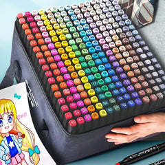 Double-Tip Art Marker Set – Choose from 24 to 80 Vibrant Colors