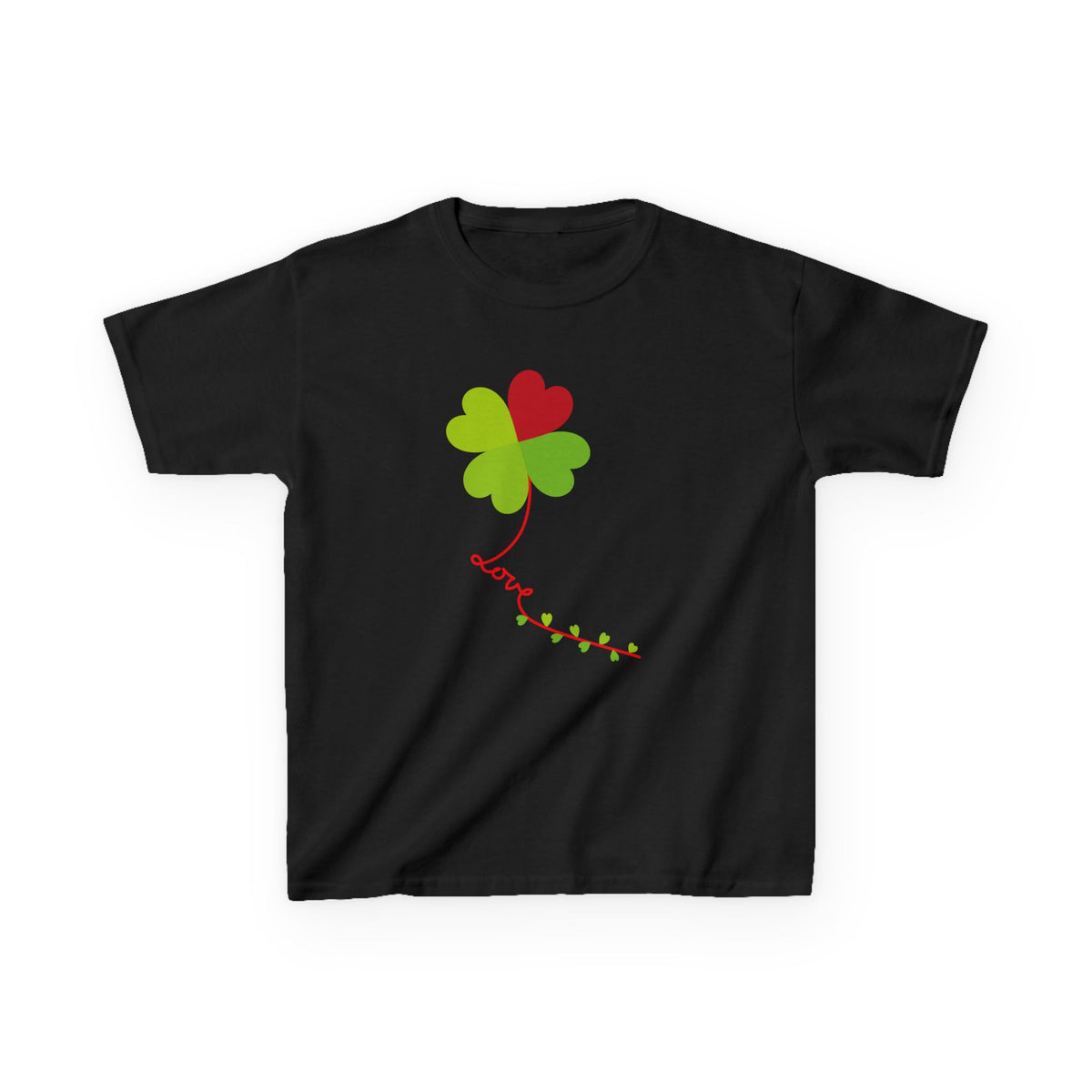 Kids Love Shamrock Tee - Perfect for St. Patrick's Day, Spring Celebrations, Family Gatherings, Casual Wear, Gifts