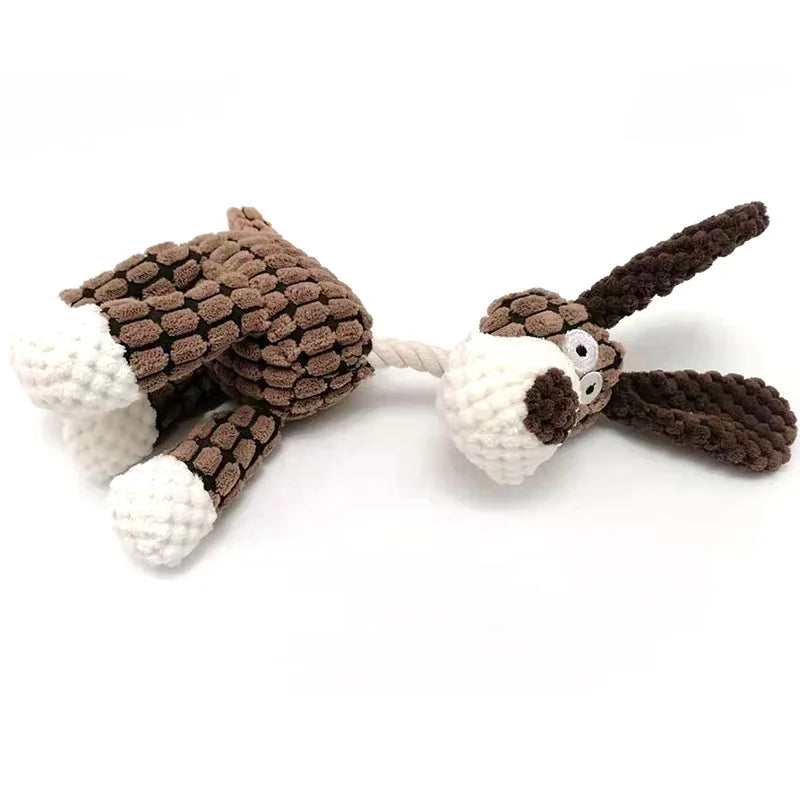 Fun Donkey-Shaped Dog Chew Toy – Soft, Squeaky & Durable for Puppies and Dogs 🐶