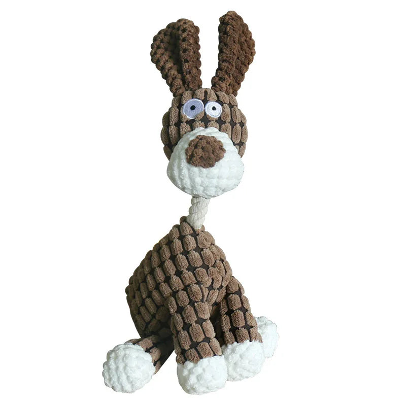 Fun Donkey-Shaped Dog Chew Toy – Soft, Squeaky & Durable for Puppies and Dogs 🐶