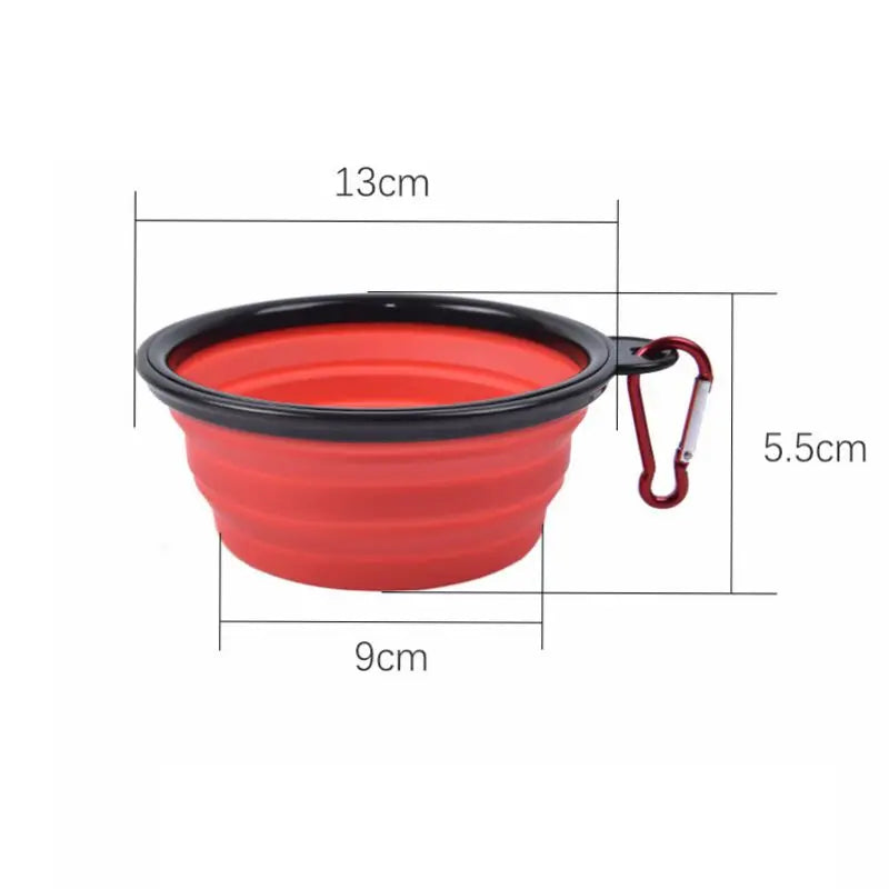 🐾🥣 Portable Folding Dog Bowl – The Perfect Companion for Every Adventure!