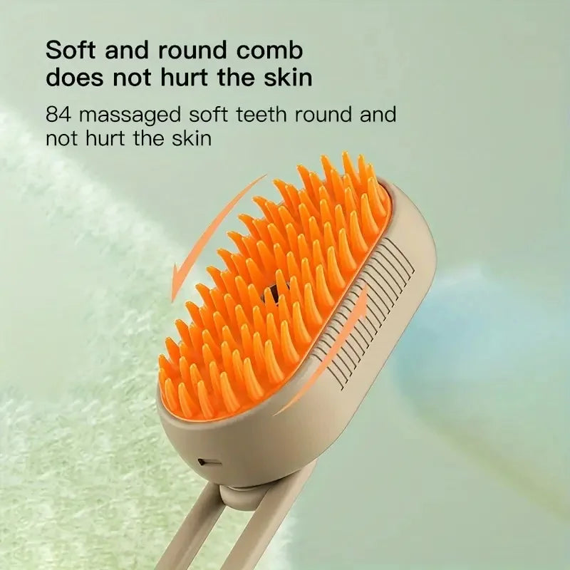 🐾💧 Pet Cleaning Spray Comb – Groom, Massage & Remove Hair with Ease!