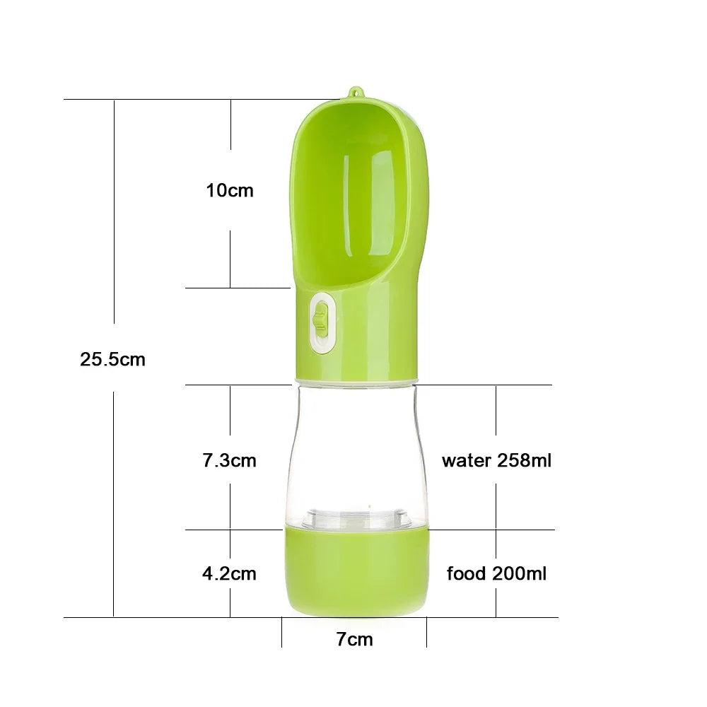 🐾💧 Portable Dog Water Bottle and Food Container