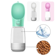 🐾💧 Portable Dog Water Bottle and Food Container