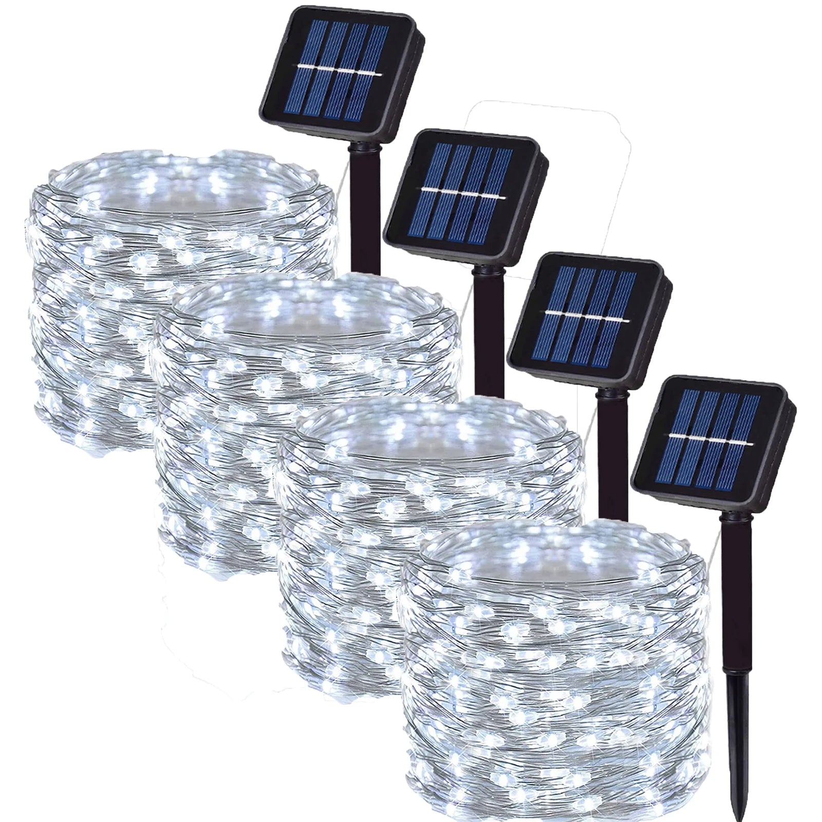 Outdoor Solar String Lights – LED Fairy Garland with 8 Modes for Garden & Party Decor ✨🌿