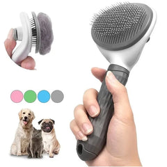 🐾 Self-Cleaning Pet Brush for Dogs & Cats – Easy Grooming, Less Shedding! 🐾