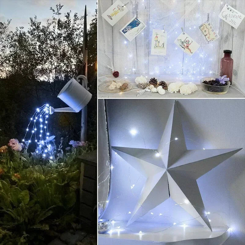 Outdoor Solar String Lights – LED Fairy Garland with 8 Modes for Garden & Party Decor ✨🌿