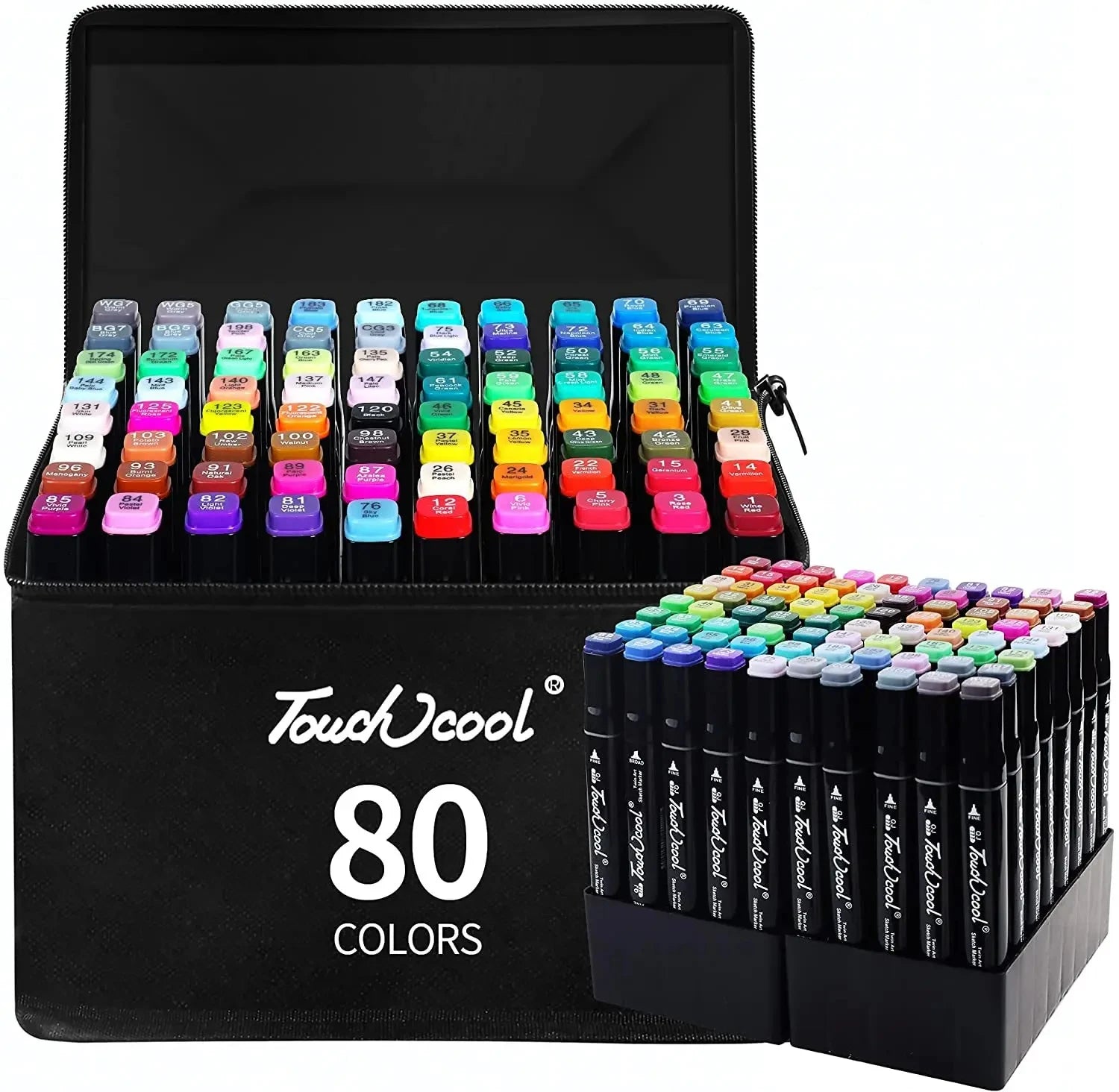 Double-Tip Art Marker Set – Choose from 24 to 80 Vibrant Colors