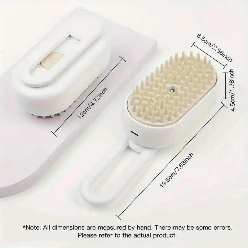 🐾💧 Pet Cleaning Spray Comb – Groom, Massage & Remove Hair with Ease!