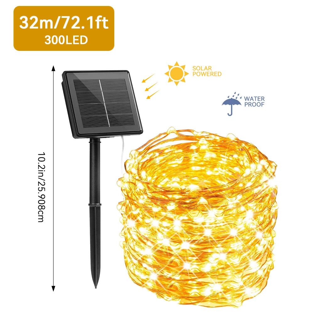 🌞✨ Solar-Powered Fairy Lights – Eco-Friendly Glow for Every Occasion!