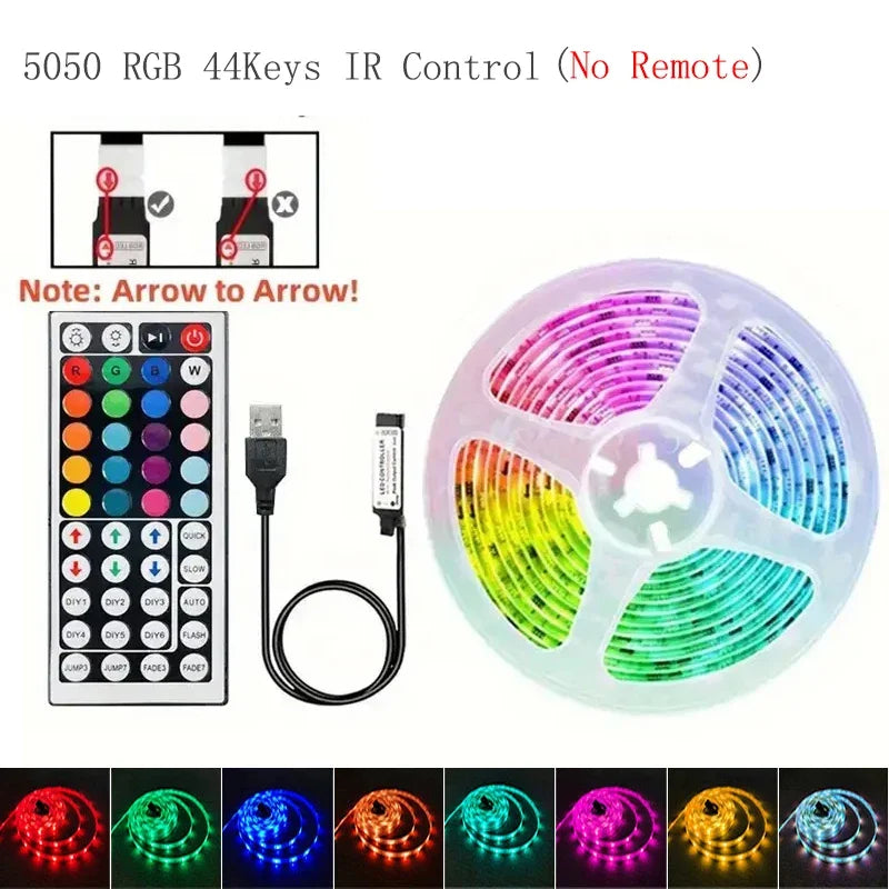 LED RGB Strip Lights with Bluetooth & Wi-Fi – Smart Home Lighting for Any Room 💡🎶