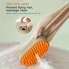 🐾💧 Pet Cleaning Spray Comb – Groom, Massage & Remove Hair with Ease!