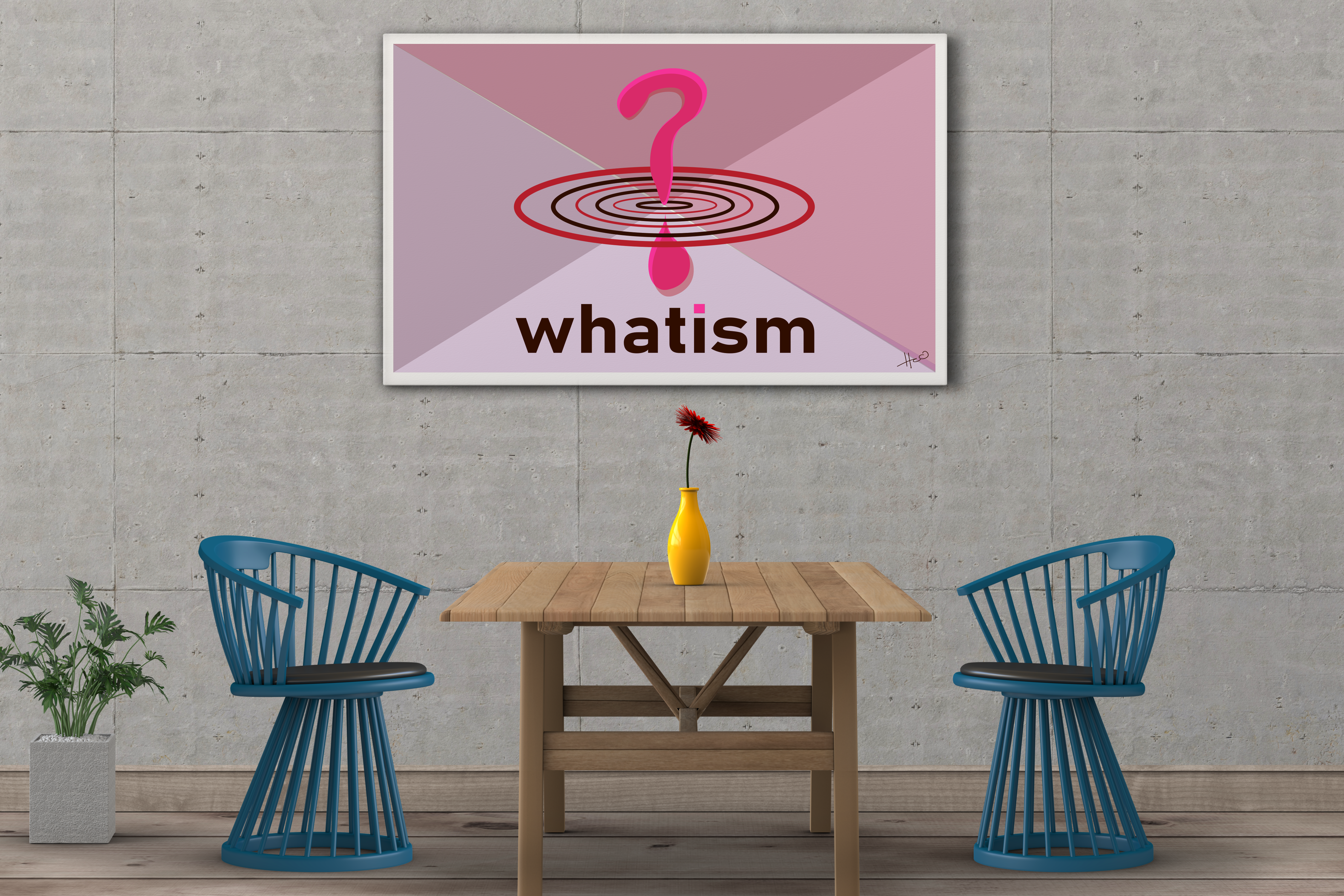 WHATISM – Original Artwork by ConstantinObel  | Size 50x70 cm