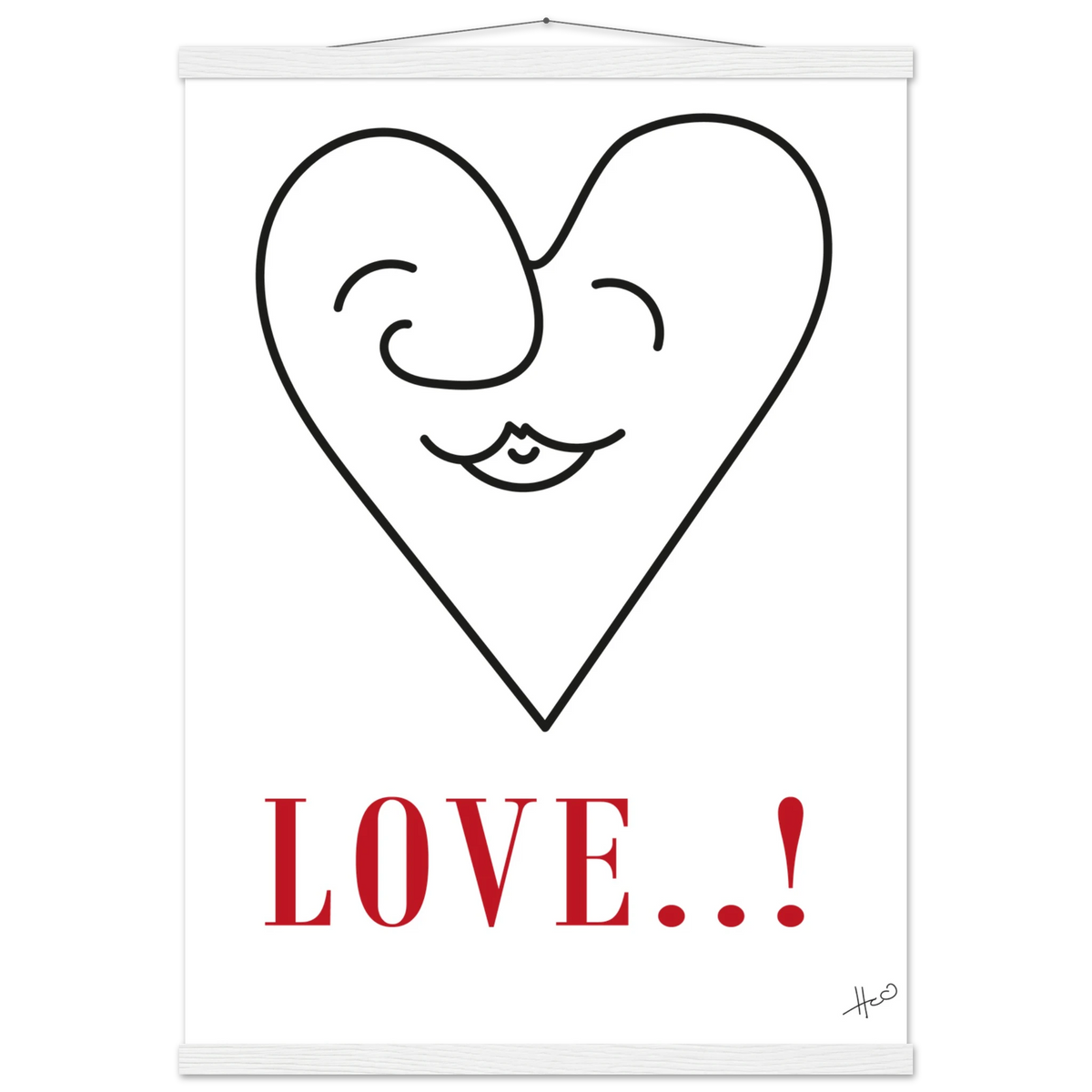 LOVE..! Original artwork poster by ConstantinObel