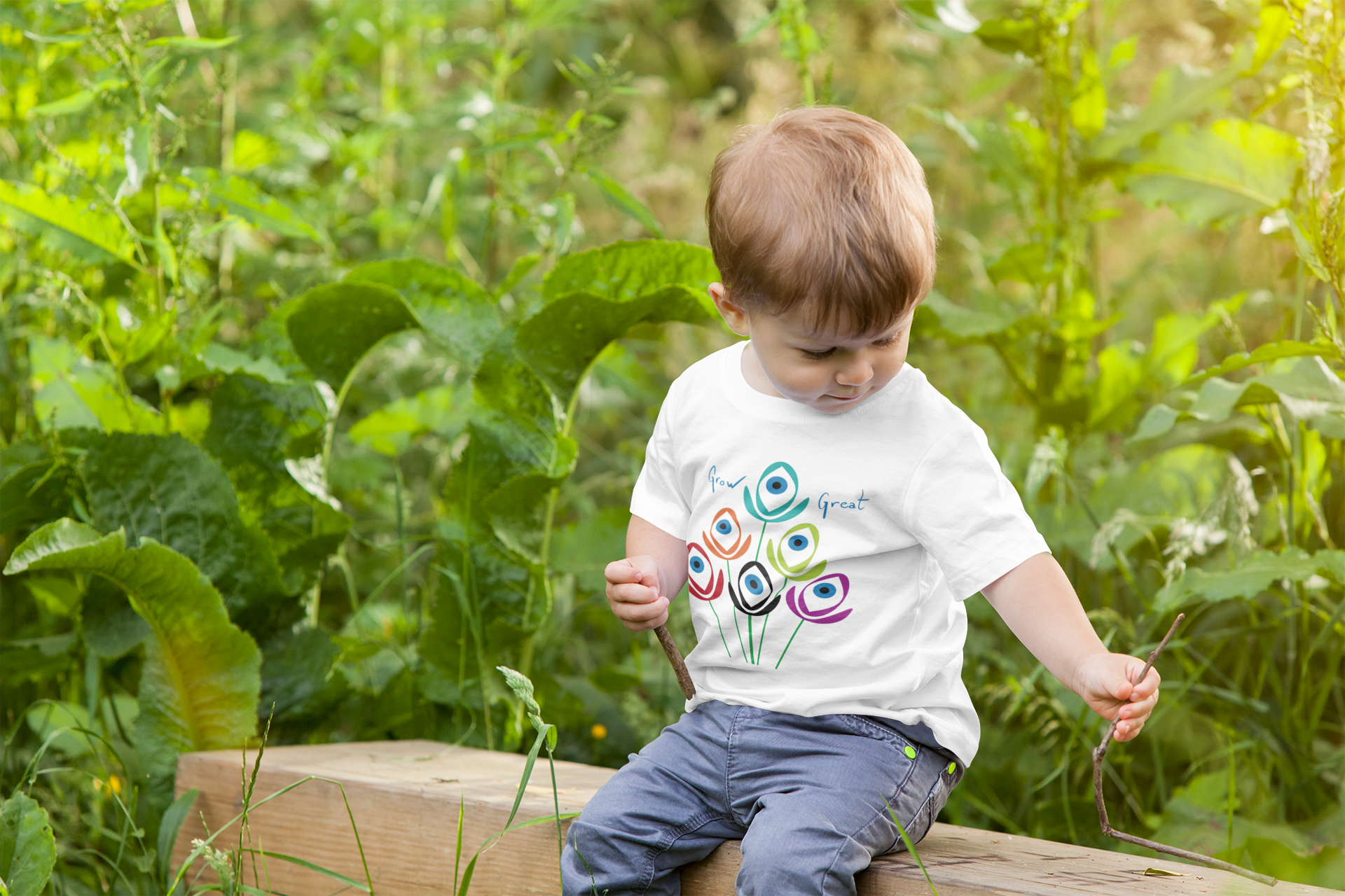 Grow Great Classic Baby Crewneck T-shirt