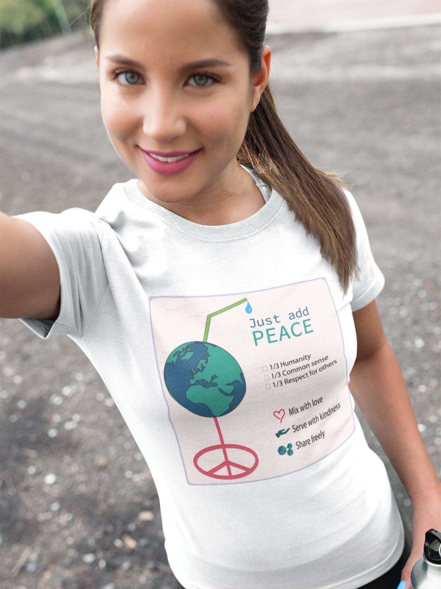 Just Add PEACE – Graphic T-Shirt by ConstantinObel