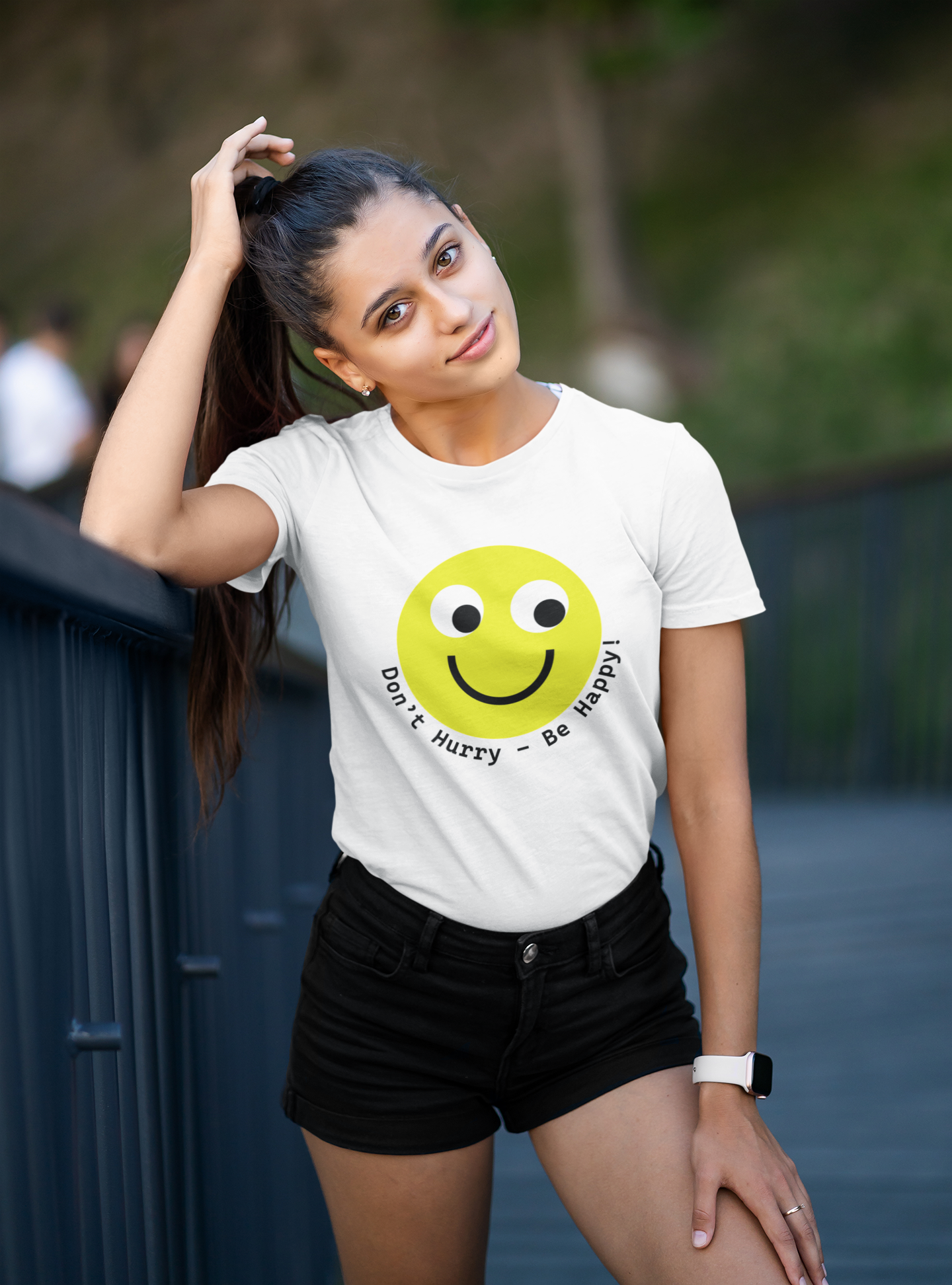 Don’t Hurry – Be Happy! – Unisex Heavyweight T-Shirt